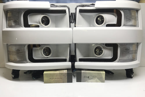 2015-2019 Chevy Silverado HD Anzo Colormatched Headlights