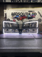 2003-2006 Silverado Half Halo      Pre-Built Headlights