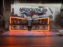 2003-2006 Silverado Half Halo      Pre-Built Headlights