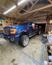 2014-2018 GMC Sierra Colormatched Switchback LED Fender Flares